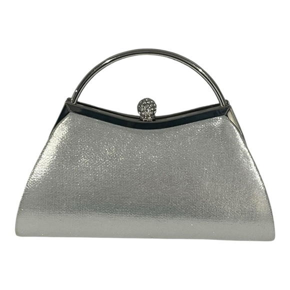 Elegant Silver Evening Bag - Picture 4 of 9